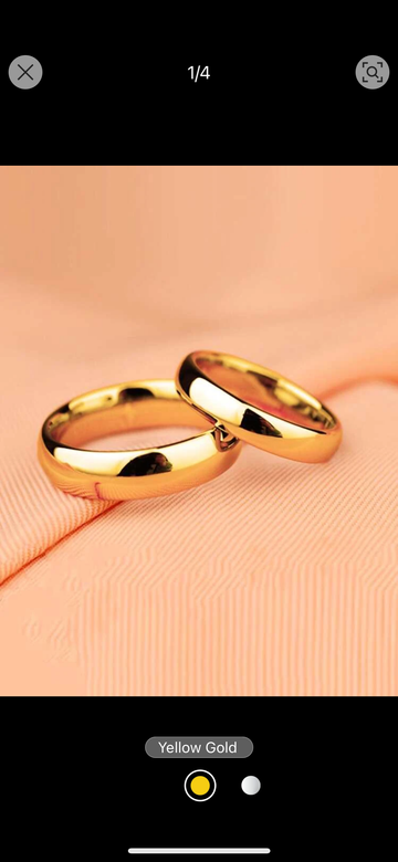 Wedding Ring set Steel