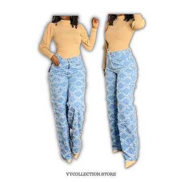 Pantalon cargo déchiré
