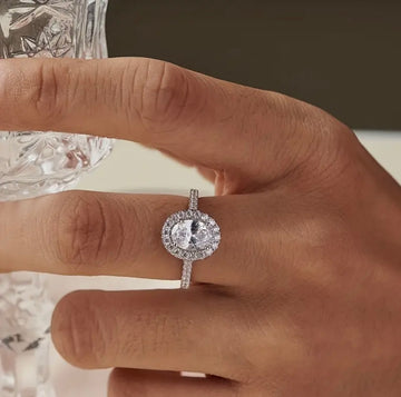 Luxury engagement ring SS925