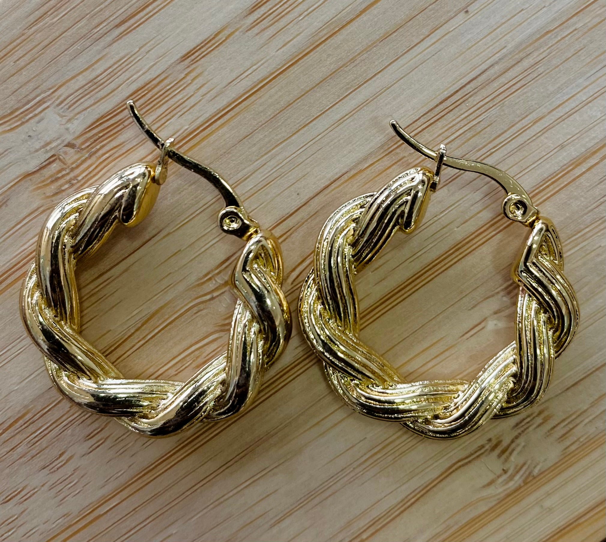 Boucle d’oreille en acier inoxydable